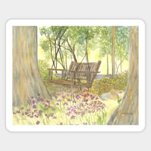 Bedrock Garden Swing Sticker